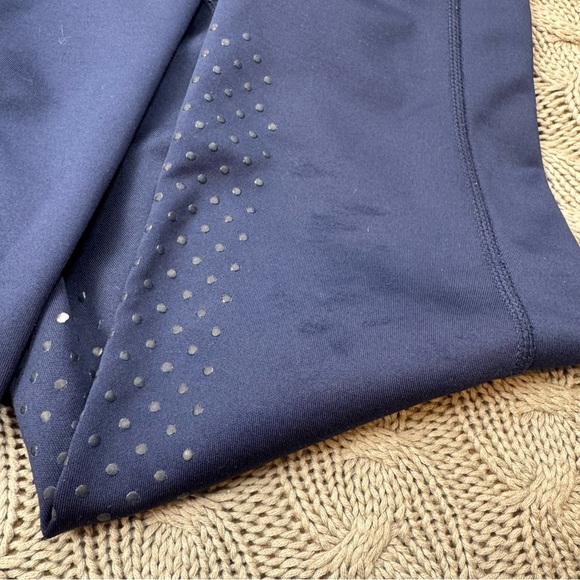 Piper by SmartPak Full Seat Heavy Weight Equestrian Winter Tights navy blue XS - Picture 2 of 11